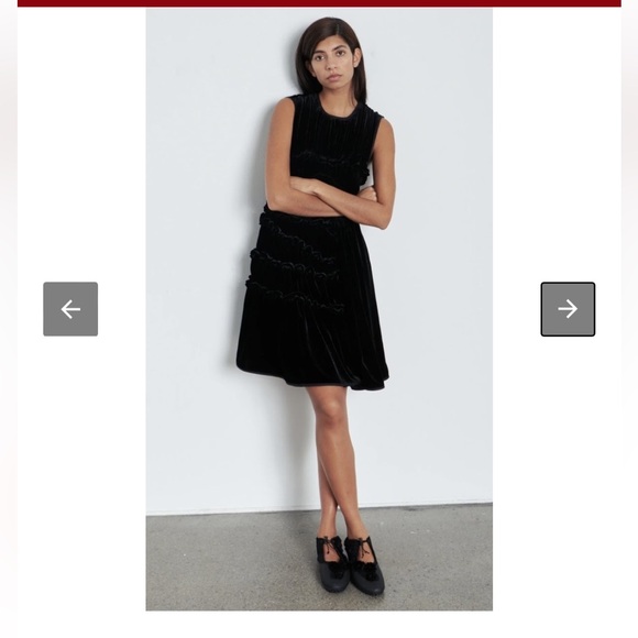 Final $ Cecilie Bahnsen Shay Floral Ballerina Shoe Flats Black EU 39 US 8.5 $900 - Picture 14 of 16